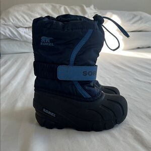 Sorel Kids' Navy and Black Snow Boots